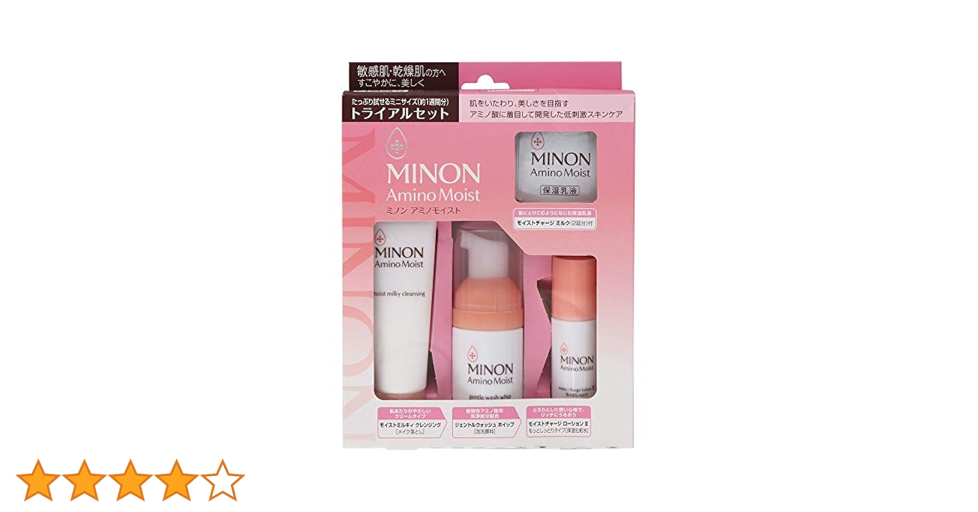 ミノン アミノモイスト メイク落とし 全身保湿ミルク セット 敏感肌 モイストミルキィ クレンジング｜ミノン アミノモイスト｜第一三